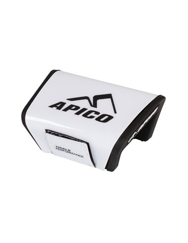 Apico White Trial Performance Handlebar Protector BARPADT1WH