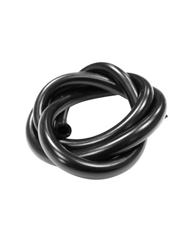 Tubo gasolina Ø6mm x Ø10mm Negro (1 metro) Apico FUELPIPE6X1