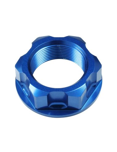 Tuerca Dirección HONDA/SUZUKI/YAMAHA 20 Azul Apico SSNUT2BL