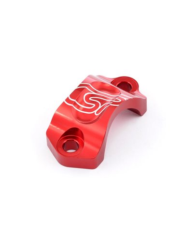 Abrazadera Bomba Freno/Embrague AJP/Braktec, Rojo Costa Special Parts AK5918BK.R