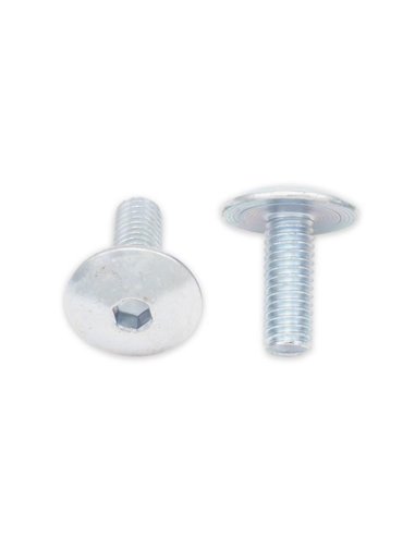 Tornillos cabeza redonda plana BOLT M6 x 1,00 x 16mm Bolt 024-90616