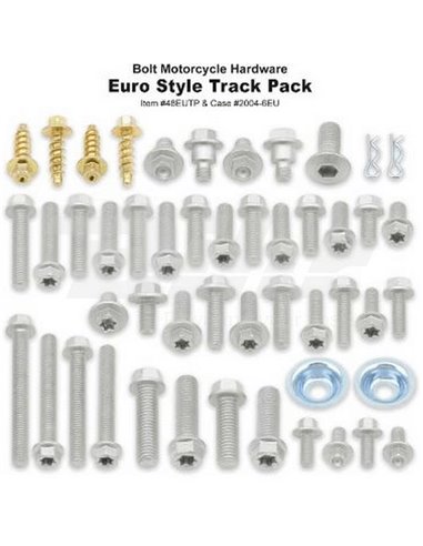 Kit de tornillería Bolt Track Pack motos europeas Bolt 2004-6EU