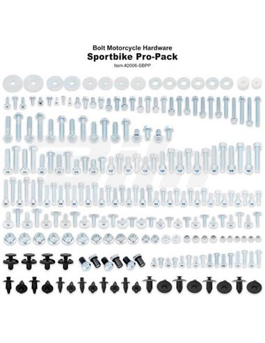 Pack de tornillería Bolt motos deportivas HONDA-KAW-SUZ-YAM Bolt 2006-SBPP