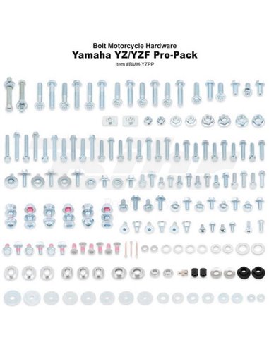 Pack tornillería Bolt Pro Yamaha YZ250F-YZ450F 14-18 Bolt YZPP14