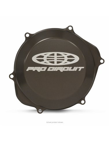 Couvercle d'embrayage Pro Circuit pour Honda CRF450R: aluminium, noir