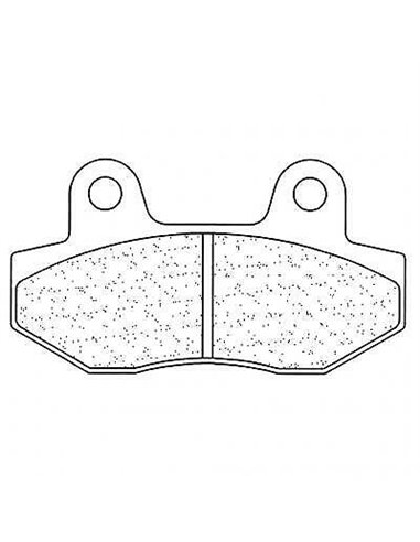 CL Brakes 2288MX10 Position de l'ensemble de ramassage fritté: avant