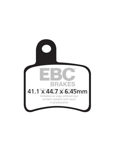 Plaquettes de frein en fibre de carbone EBC FA403