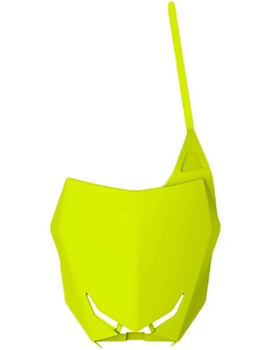 Capot avant Plaque d'immatriculation du capot avant RM-Z450 18-19 Jaune fluo Polisport 8666100004