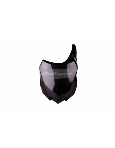 Tampa frontal placa de matrícula dianteira Polisport Restyling preto Yamaha YZ125 / 250 8666000009