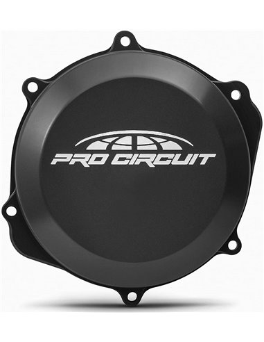 Couvercle d'embrayage Pro Circuit pour Yamaha YZ250F: aluminium, noir