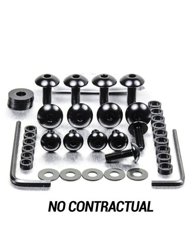 Kit tornillería aluminio carenado Pro-Bolt FOYA25BK Negro