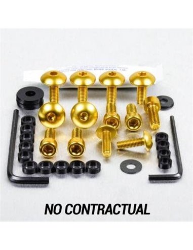 Kit de quincaillerie de carénage en aluminium Pro-Bolt FOHO52G Gold