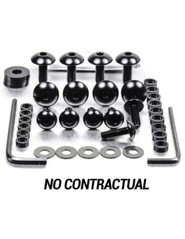 Kit cargols alumini carenat Pro-Bolt FOHO52BK Negre