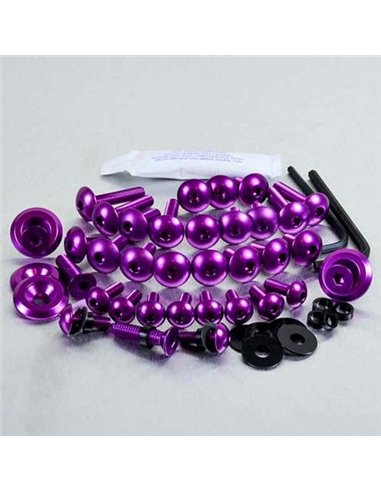 Pro-Bolt FOYA100P Violet fairing aluminum hardware kit