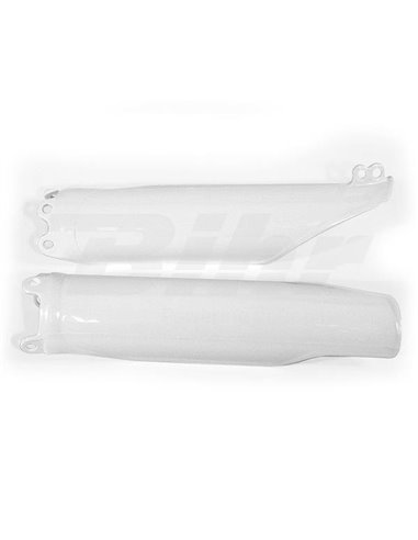 Protections fourche UFO-Plast Honda blanc HO04640-041