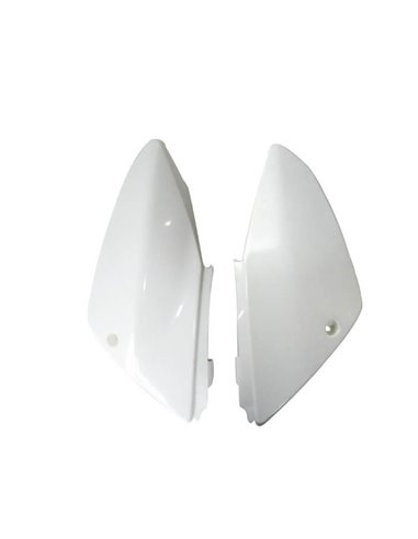 UFO Plaques Latérales Honda CRF 50 2004-17 blanc Outlet