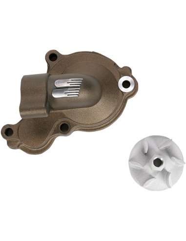 WATER PUMP COVER & IMPELLER KIT SUPERCOOLER ALUMINUM MAGNESIUM BOYESEN WPK-38M