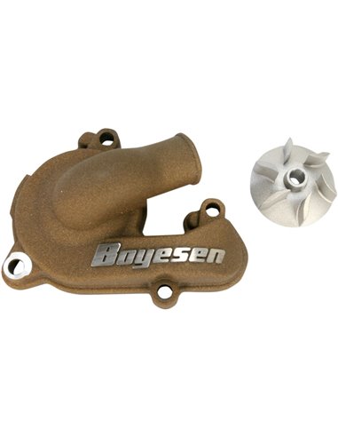 Kit de hélice e tampa da bomba de água Boyesen Aluminum Magnesium Supercooler WPK-44M