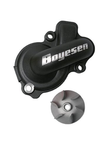 WATER PUMP COVER & IMPELLER KIT SUPERCOOLER ALUMINUM BLACK BOYESEN WPK41B