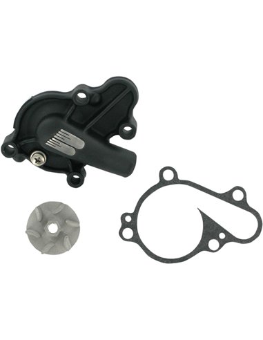 Kit de hélice e tampa da bomba de água Boyesen Aluminum Black Supercooler WPK-31B