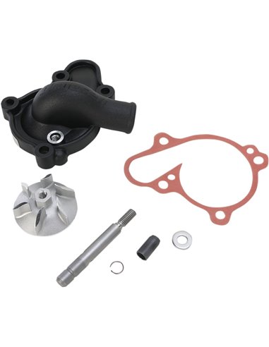 WATER PUMP COVER & IMPELLER KIT SUPERCOOLER ALUMINUM SILVER BOYESEN WPK31AB