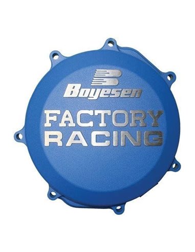 Tampa de embreagem Boyesen Factory Racing azul CC44CL