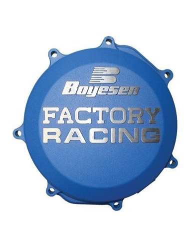 CLUTCH COVER FACTORY RACING ALUMINUM REPLACEMENT BLUE BOYESEN CC-42CL