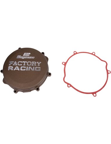 CLUTCH COVER FACTORY RACING ALUMINUM REPLACEMENT MAGNESIUM BOYESEN CC-22M