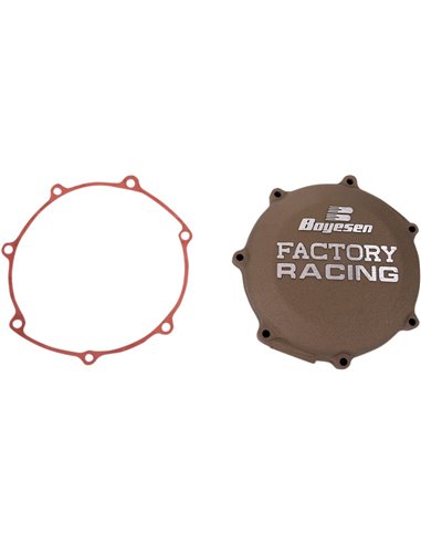 CLUTCH COVER FACTORY RACING ALUMINUM REPLACEMENT MAGNESIUM BOYESEN CC-37M