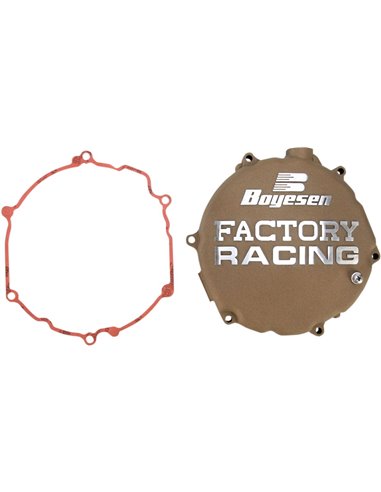 CLUTCH COVER FACTORY RACING ALUMINUM REPLACEMENT MAGNESIUM BOYESEN CC-12CM