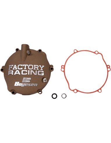 CLUTCH COVER FACTORY RACING ALUMINUM REPLACEMENT MAGNESIUM BOYESEN CC-31M