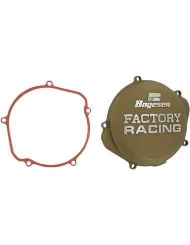 Tapa de embrague Boyesen Factory Racing color magnesio CC-07XM