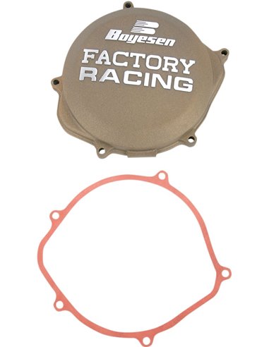 CLUTCH COVER FACTORY RACING ALUMINUM REPLACEMENT MAGNESIUM BOYESEN CC-06AM