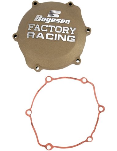 CLUTCH COVER FACTORY RACING ALUMINUM REPLACEMENT MAGNESIUM BOYESEN CC-30M