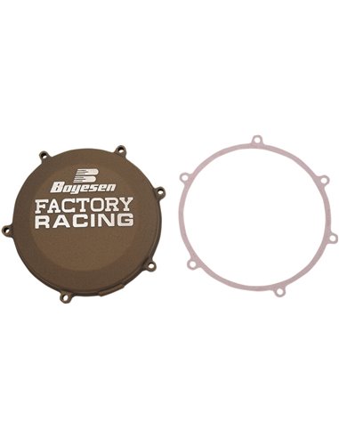 CLUTCH COVER FACTORY RACING ALUMINUM REPLACEMENT MAGNESIUM BOYESEN CC-18AM