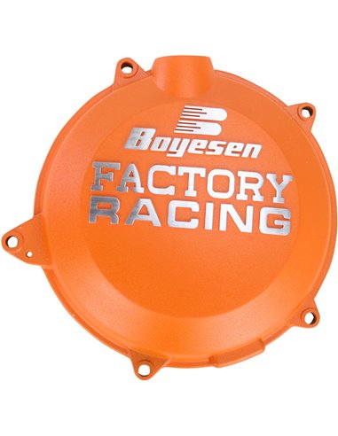 Coberta d'embragatge FACTORY RACING Powder-Coated taronja CC-45O