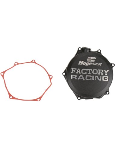 Couvercle d'embrayage FACTORY RACING aluminium noir CC-27AB