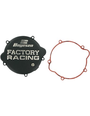 Couvercle d'embrayage FACTORY RACING aluminium noir CC-46B