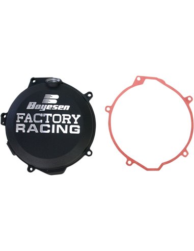 Couvercle d'embrayage FACTORY RACING Powder Coated noir CC-44AB