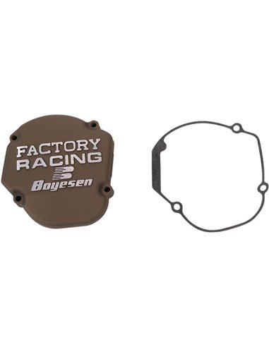 IGNITION COVER FACTORY RACING ALUMINUM REPLACEMENT MAGNESIUM BOYESEN SC-02AM