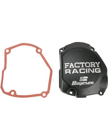 Bouchon d'allumage en aluminium Boyesen Factory Racing noir SC-21CB