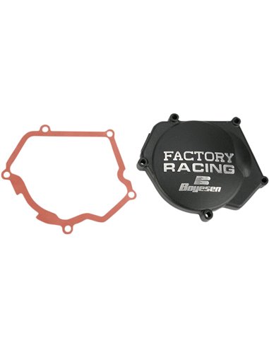 IGNITION COVER FACTORY RACING ALUMINUM REPLACEMENT BLACK BOYESEN SC32AB