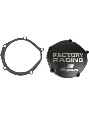 IGNITION COVER FACTORY RACING ALUMINUM REPLACEMENT BLACK BOYESEN SC33B