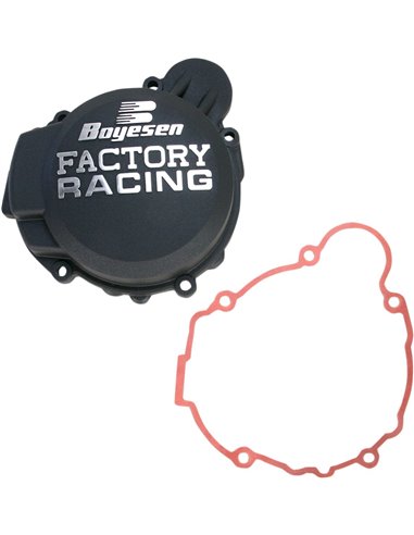 Bouchon d'allumage en aluminium Boyesen Factory Racing Powder-Coated noir SC-41AB