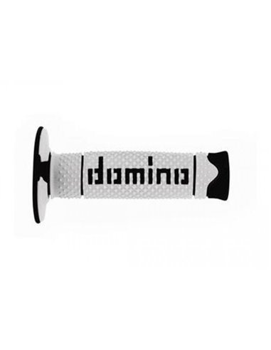 Domino MotoCross Enduro Grips Diamond White Black