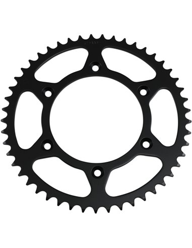 Corona de transmisión JT SPROCKETS JTR897.42ZBK 42 dientes 520 PITCH negro C49 HIGH CARBON acero JTR897.42ZBK