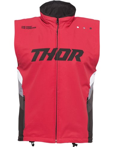 Chaleco Thor-MX 2022 Warmup rojo/negro S 2830-0589