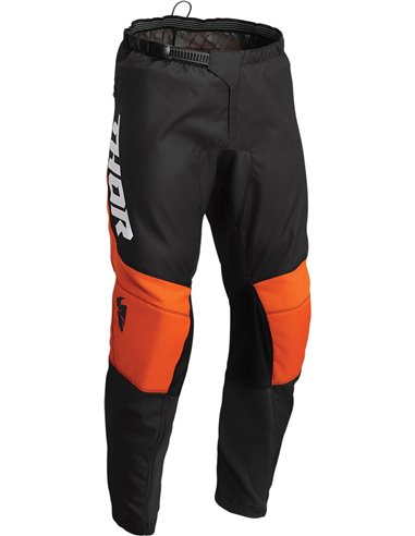 Calças de motocross Thor-MX 2022 Sector Chevron charcoal/vermelho/laranja 40 2901-9333