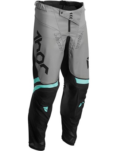 Pantalon de motocross Thor-MX 2022 Cube negre/mint 28 2901-9471