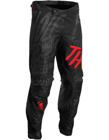 Pantalón motocross Thor-MX 2022 Pulse Counting Sheep negro/rojo 40 2901-9504